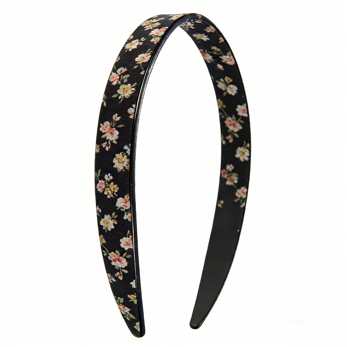 15 MM Black Flower Hair Band