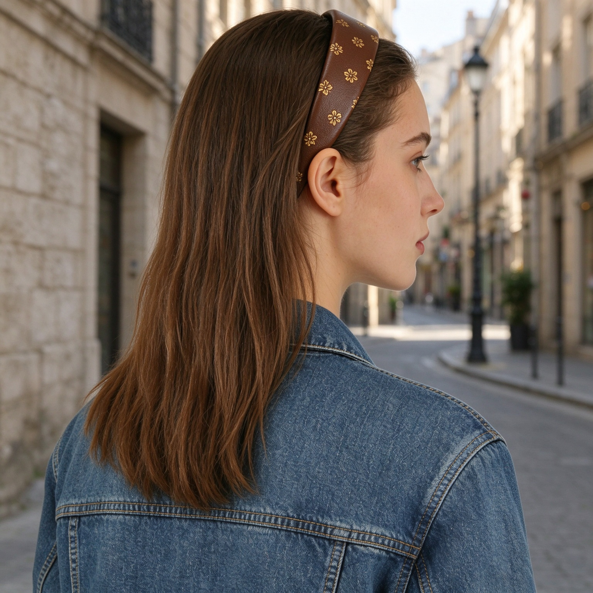 25 MM Leather Hair Band